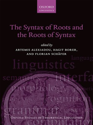 cover image of The Syntax of Roots and the Roots of Syntax